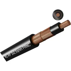 Speaker cable, 2-wire, 4.0 mm², shielded, FRNC, black, 55H140000
