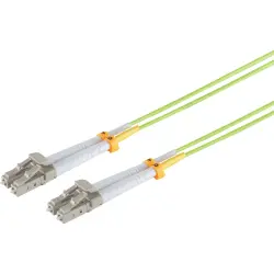 FO patch cable, LC duplex to LC duplex, 5 m, OM5, multimode 50/125 µm, BYB-5-98F1004