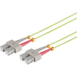 FO patch cable, SC duplex to SC duplex, 30 m, OM5, multimode 50/125 µm, BYB-5-98F1019