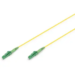 FO patch cable, LC/APC to LC/APC, 15 m, OS2, singlemode 9/125 µm, DK-2933-15-APC-SX