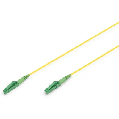 FO patch cable, LC/APC to LC/APC, 15 m, OS2, singlemode 9/125 µm, DK-2933-15-APC-SX - 1