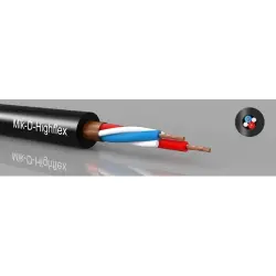 Microphone line, 2-wire, 0.22 mm², shielded, PVC, blue, 580202207