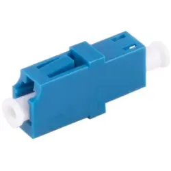 FO connector, LC socket to LC socket, OS1/OS2, singlemode, ceramic, blue, BS07-60000