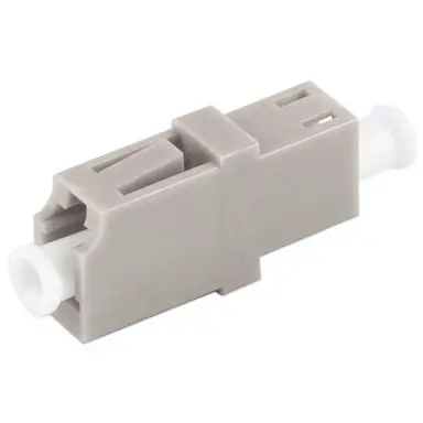 FO connector, LC socket to LC socket, OM1/OM2, multimode, ceramic, beige, BS07-60004 - 1