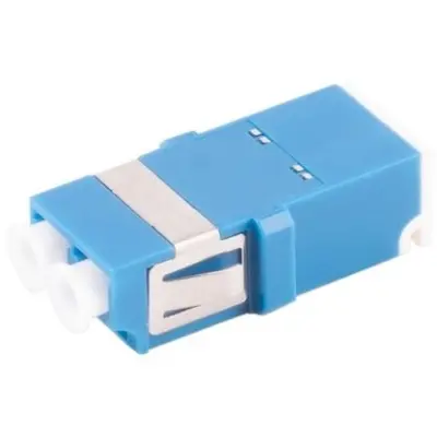 FO connector, LC socket to LC socket, OS1/OS2, singlemode, ceramic, blue, BS07-60030 - 1