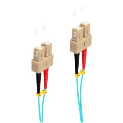 FO duplex patch cable, SC to SC, 3 m, OM3, multimode 50/125 µm, BS77923/3