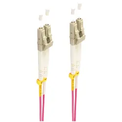 FO duplex patch cable, LC to LC, 5 m, OM4, multimode 50/125 µm, BS77925/4