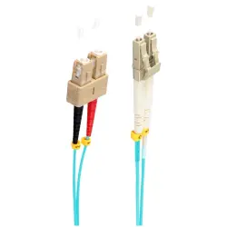 FO duplex patch cable, LC to SC, 3 m, OM3, multimode 50/125 µm, BS77953/3