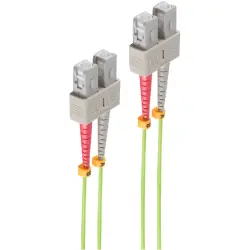 FO duplex patch cable, SC to SC, 30 m, OM5, multimode 50/125 µm, BS07-514815