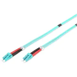 FO duplex patch cable, LC to LC, 5 m, OM3, multimode 50/125 µm, DK-2533-05/3