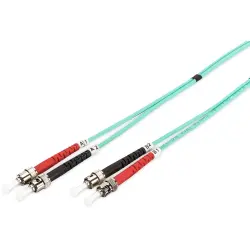 FO patch cable, ST to ST, 3 m, OM3, multimode 50/125 µm, DK-2511-03/3