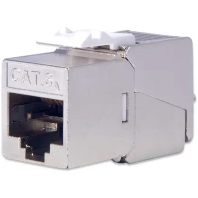 Keystone socket, RJ45, 8 pole, 8P8C, Cat 6A, LSA, panel mounting, DN-93617-24, package with 24 pieces - 1