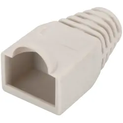 Cable grommet, cable Ø 5.6 mm, with detent lever protection, L 26.5 mm, gray, A-MOT/E 8/8