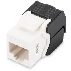 Keystone socket, RJ45, 8 pole, 8P8C, Cat 6, LSA, panel mounting, DN-93603