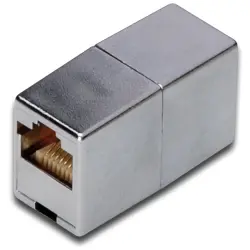 Modular adapter, RJ45 socket to RJ45 socket, straight, Cat 5e, DN-93901