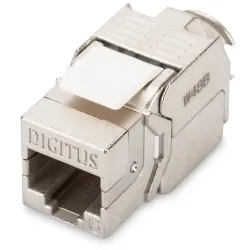 Keystone socket, RJ45, 8 pole, 8P8C, Cat 6, LSA, panel mounting, DN-93612-1