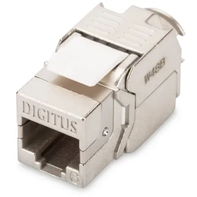 Keystone socket, RJ45, 8 pole, 8P8C, Cat 6, LSA, panel mounting, DN-93612-1 - 1