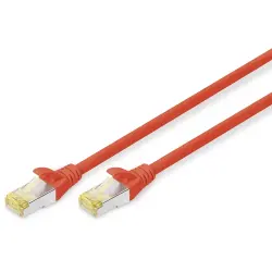 Patch cable, RJ45 plug, straight to RJ45 plug, straight, Cat 6A, S/FTP, LSZH, 7 m, red, DK-1644-A-070/R