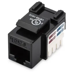 Keystone socket, RJ45, 8 pole, 8P8C, Cat 6, LSA, panel mounting, DN-93601