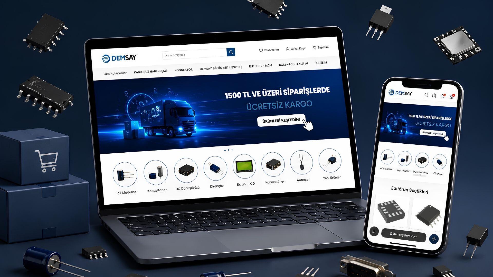 Güvenilir Elektronik Komponent Tedariğinde DemsayStore Gücü