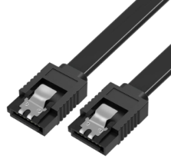 Black SATA 3.0 High- speed Hard Disk Data Cable -