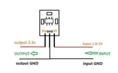 DC to DC 1.8V-5V to 3.3V Booster and Buck Power Module - 3