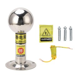 Desktop stainless steel body electro static releaser