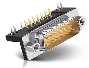 DSUB 9PIN 180 DEGREE STRAIGHT MALE - 1