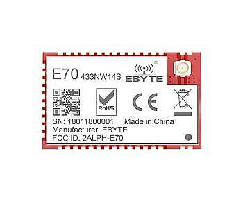 EBYTE Star Network Series, 431~446.5MHz, 14 dbm, 2.5 km, UART - 1