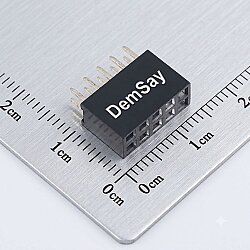 FH-00020 2x5 10 Pin 2.54mm Through Hole Dişi Header Soket - Liansheng (1)