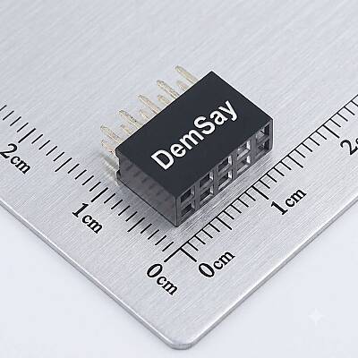 FH-00020 2x5 10 Pin 2.54mm Through Hole Dişi Header Soket - 2