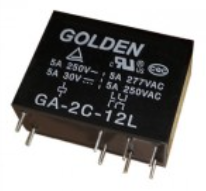 GA-2C-12L 5A 12V ÇİFT KONTAK GÜÇ RÖLESİ - 1