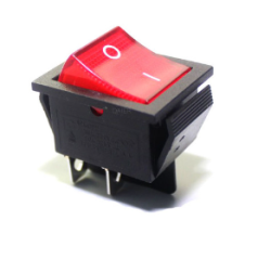 KCD2-201 ON OFF Single Pole RED - 
