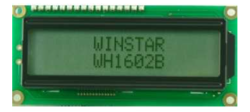 LCD MOD 16*2 80X36X13,5MM LEDB.LIGHT WHITE BLUE
