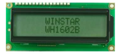 LCD MOD 16*2 80X36X13,5MM LEDB.LIGHT WHITE BLUE - 1