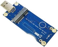 Mini PCIE to USB Converter Mini PCI-E to USB Adaptera with SIM card Slot for WWAN/LTE Module 3G/4G - Demsay