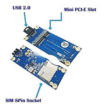 Mini PCIE to USB Converter Mini PCI-E to USB Adaptera with SIM card Slot for WWAN/LTE Module 3G/4G - 2