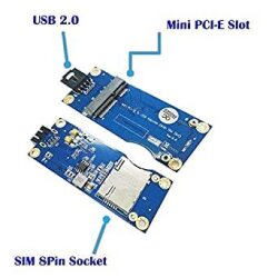 Mini PCIE to USB Converter Mini PCI-E to USB Adaptera with SIM card Slot for WWAN/LTE Module 3G/4G - 2