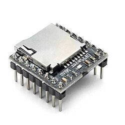 MP3-TF-16P Micro SD Kart Ses Modülü DFPlayer Mini MP3 Player 3W Amplifikatörlü Arduino Uyumlu Ses Modülü - Demsay