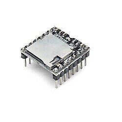 MP3-TF-16P Micro SD Kart Ses Modülü DFPlayer Mini MP3 Player 3W Amplifikatörlü Arduino Uyumlu Ses Modülü - 2