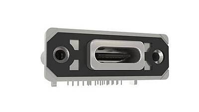 MUSBRM1C1M0 USB Type-C IP67 Panel Tipi Dişi Konnektör 24 Pin PCB Montaj - 1