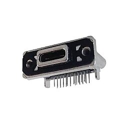 MUSBRM1C1M0 USB Type-C IP67 Panel Tipi Dişi Konnektör 24 Pin PCB Montaj - 2