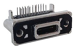 MUSBRM1C1M0 USB Type-C IP67 Panel Tipi Dişi Konnektör 24 Pin PCB Montaj - 3