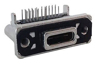 MUSBRM1C1M0 USB Type-C IP67 Panel Tipi Dişi Konnektör 24 Pin PCB Montaj - 3