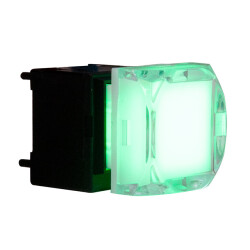 PUSH BUTTON 12V YELLOW - E-Switch