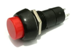 Red PBS-11A 12mm 2 PIN