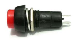 Red PBS-11A 12mm 2 PIN - 2