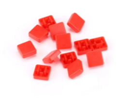 Square Cap for 12*12*7.3mm RED - 