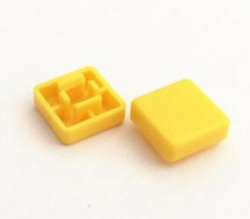 Square Cap for 12*12*7.3mm YELLOW - 