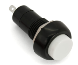 White PBS-11A 12mm 2 PIN - 2